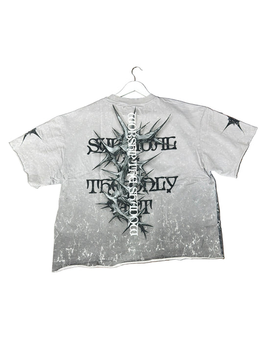 First Row French Terry Crop tee