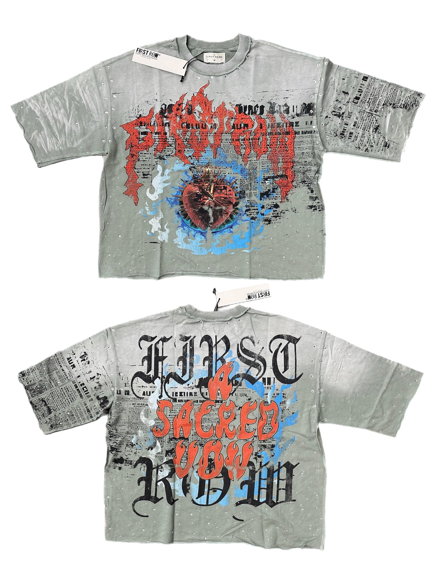 First Row Crop Tee