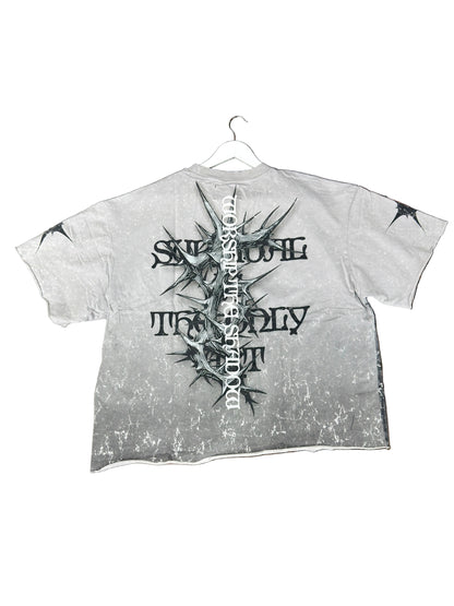 First Row French Terry Crop tee